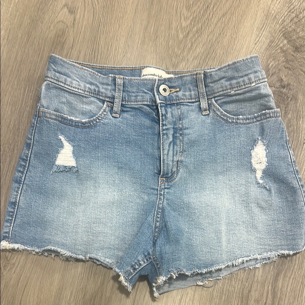 Abercrombie Kids Blue Casual Denim Shorts